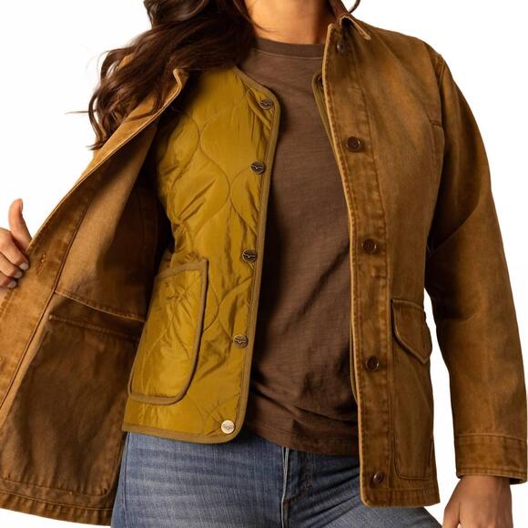 KIMES RANCH Jackets & Blazers - NEW KIMES RANCH blake combo vest jacket in warm brown